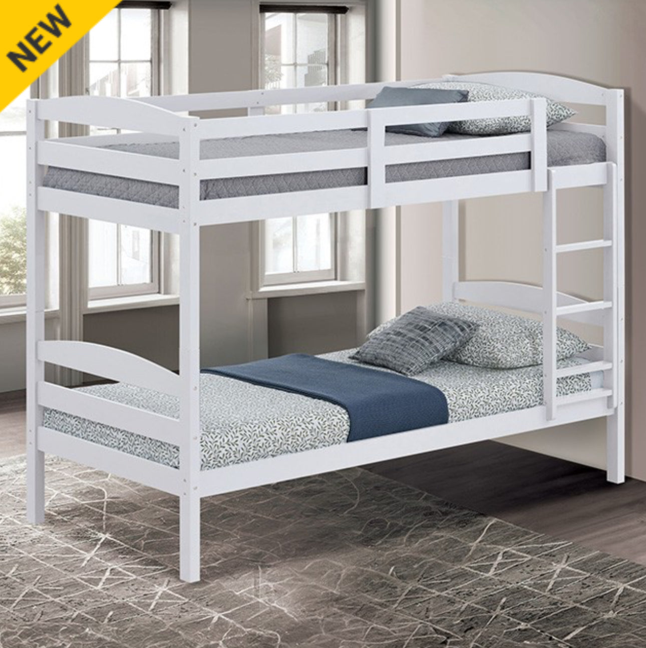 TWIN OVER TWIN BUNK BEDS