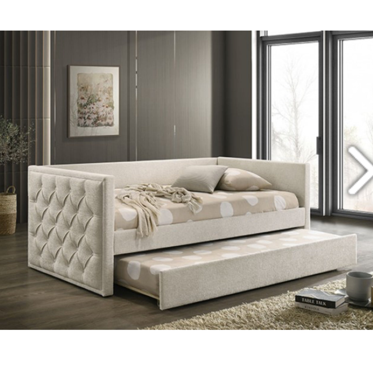 RENZI TWIN DAYBED W/ TRUNDLE