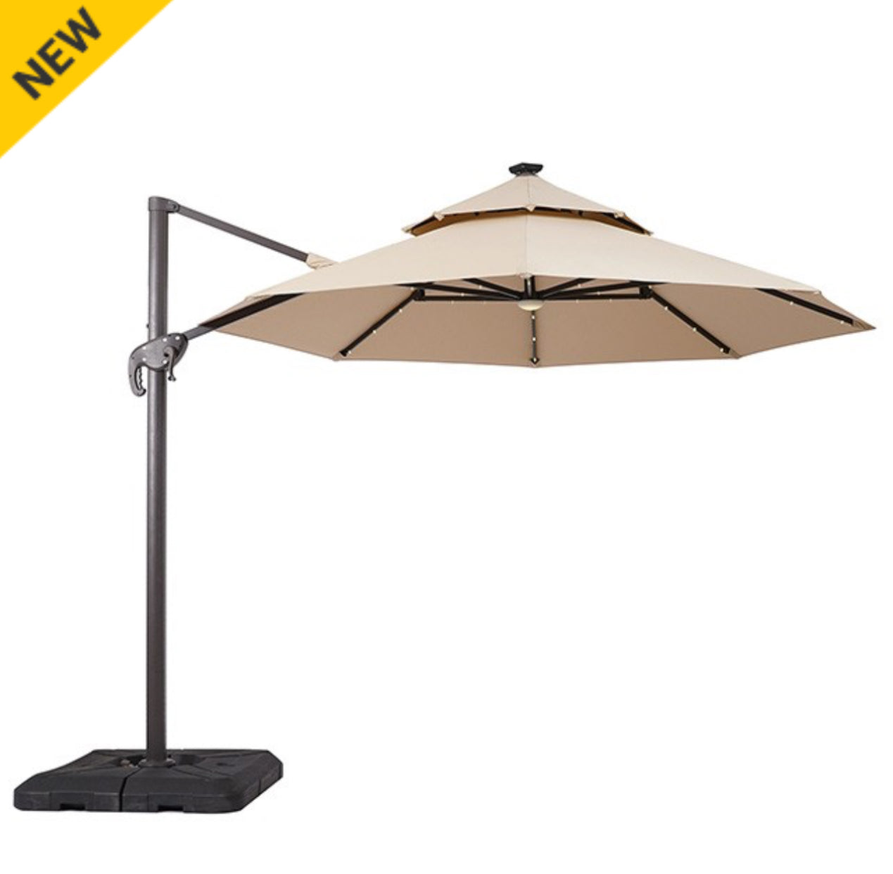 10FT UMBRELLA WITH LED LIGHTS