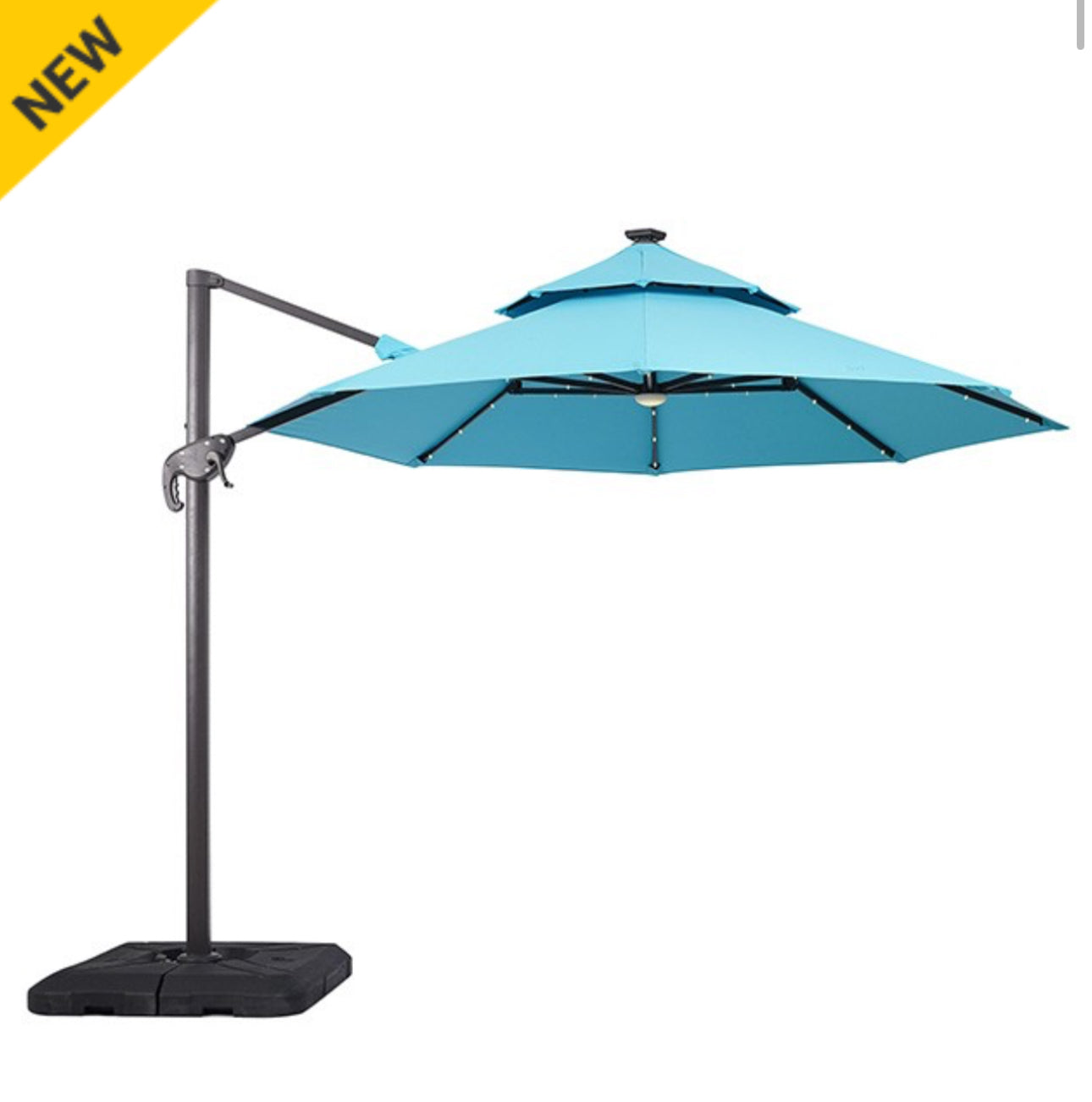 10FT UMBRELLA WITH LED LIGHTS