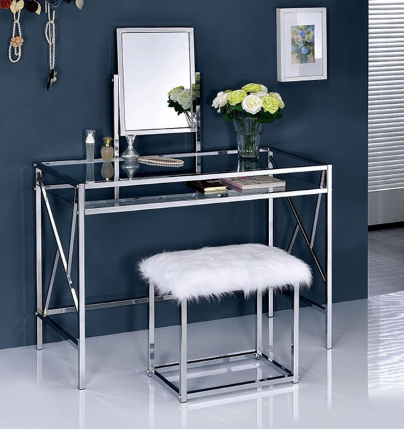 VANITY WITH STOOL