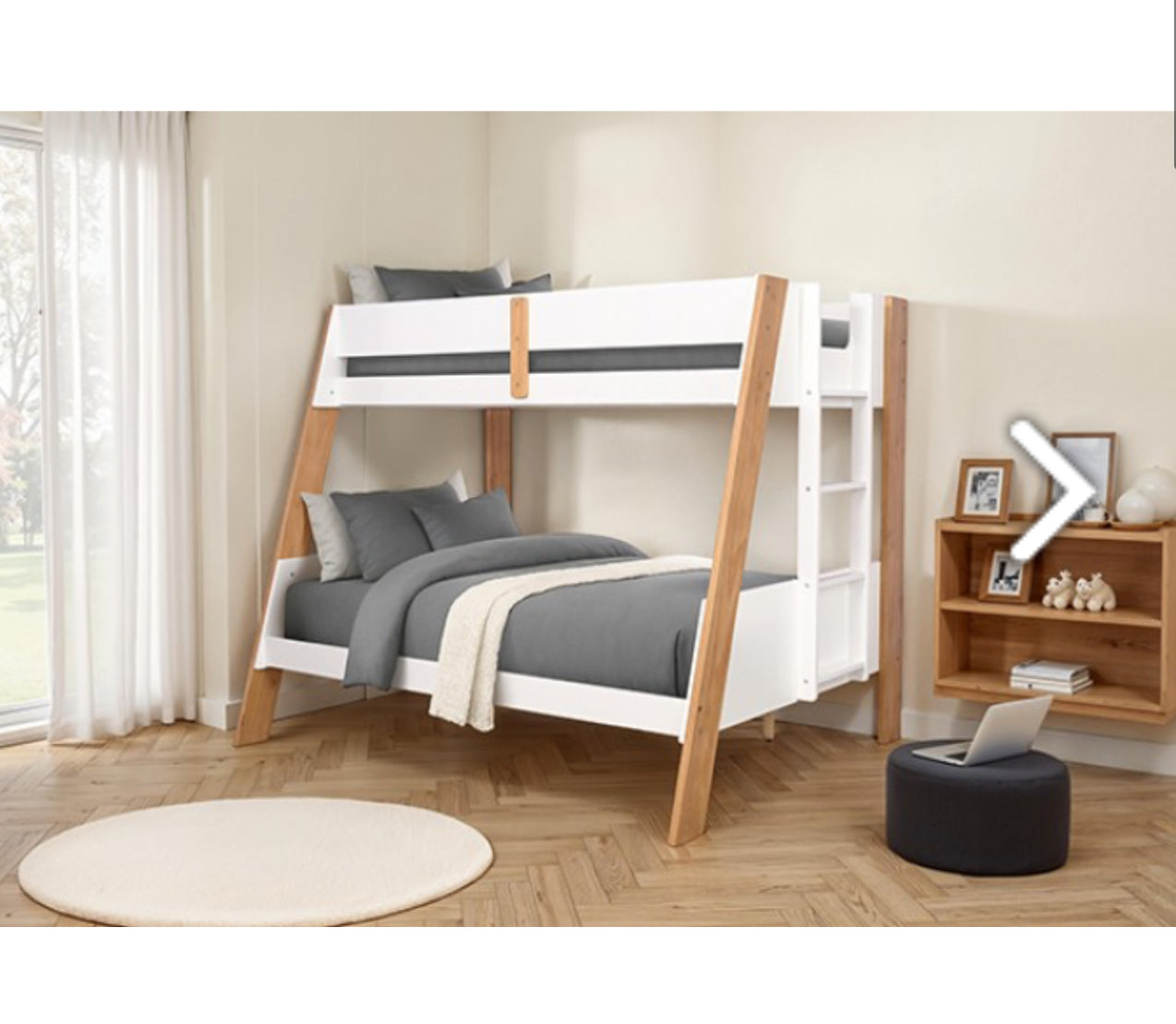 DELBIN TWIN OVER FULL BUNKBEDS