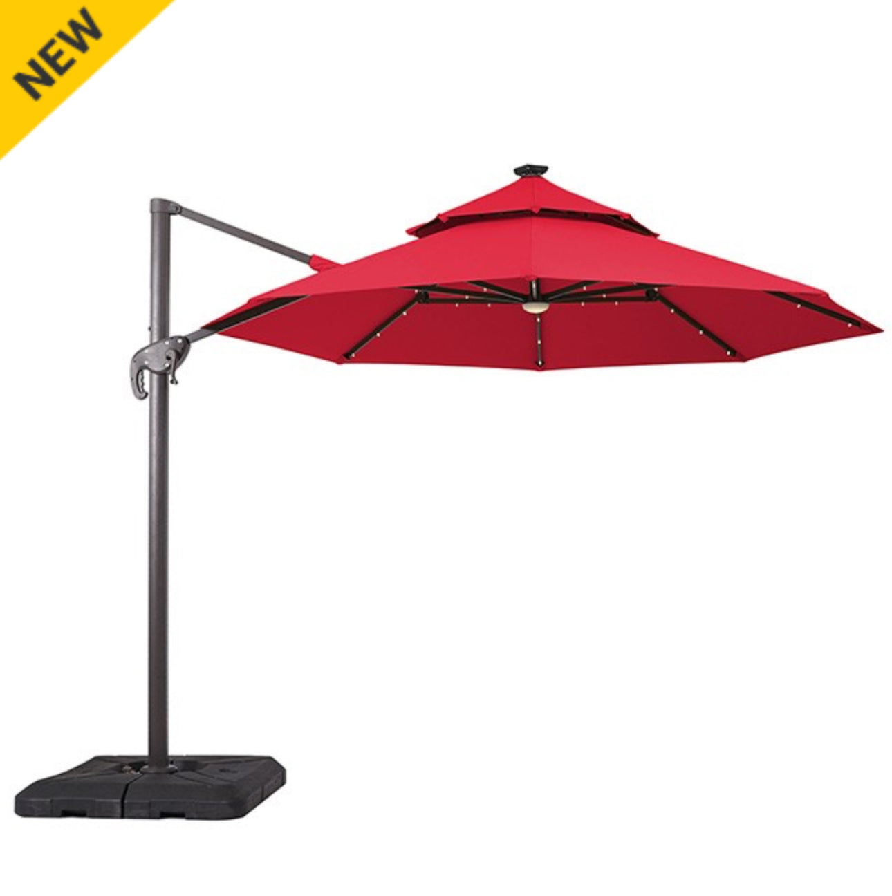 10FT UMBRELLA WITH LED LIGHTS
