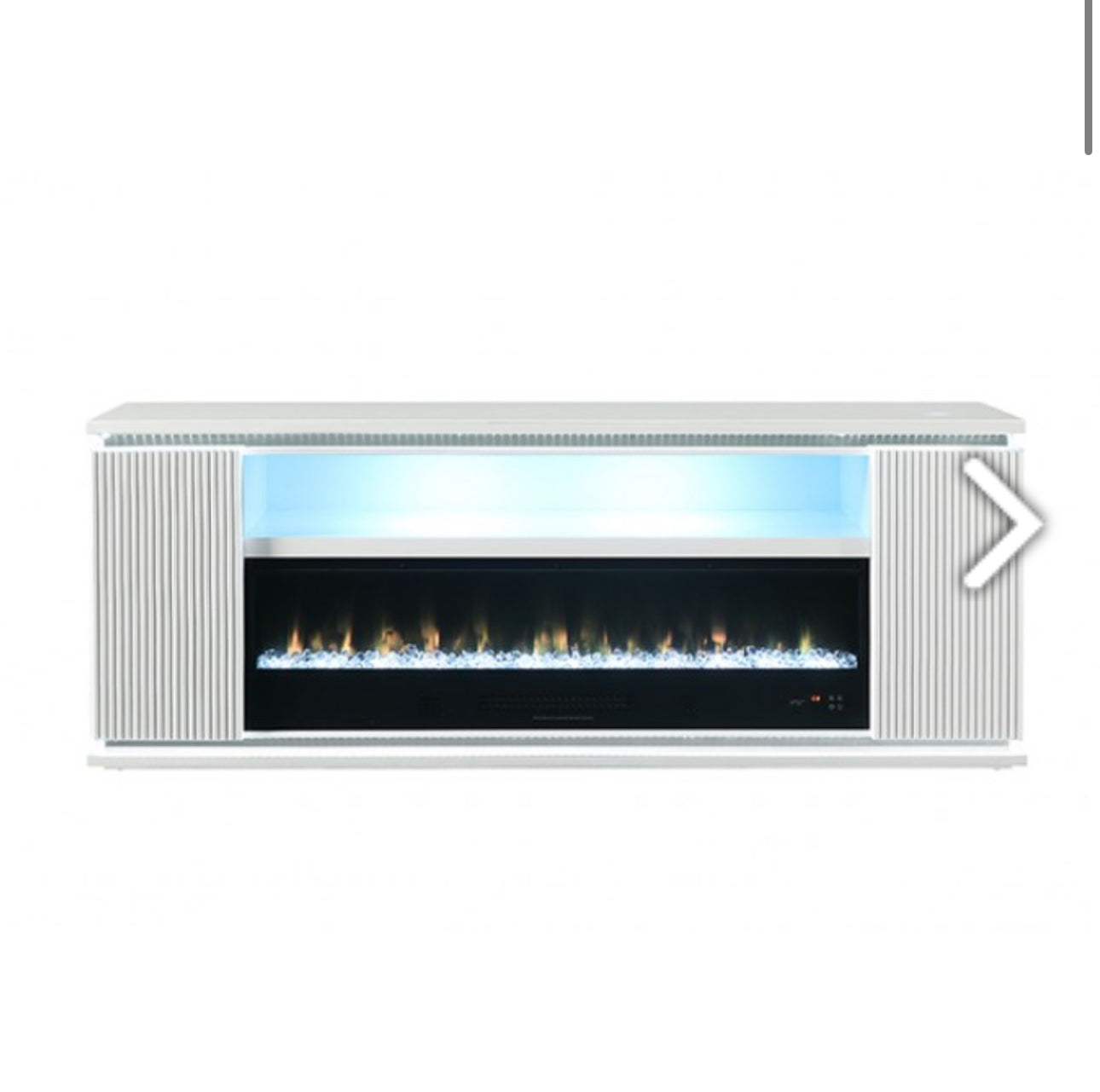 MEDEA 71" TV STAND W/ ELECTRIC FIRE PLACE