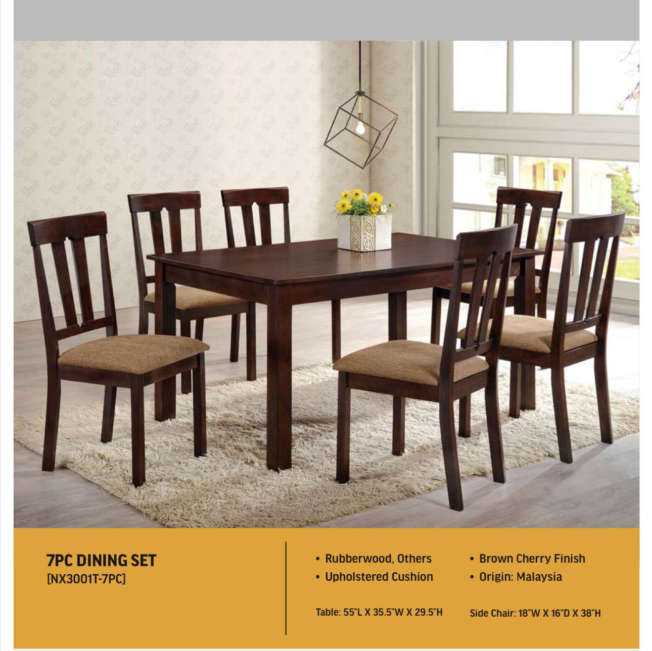 7PC DINING SET