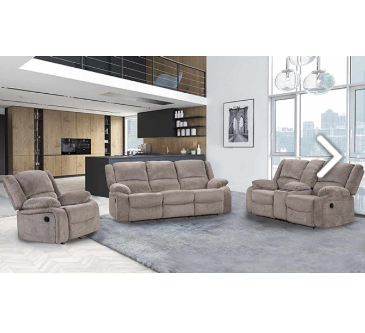 SOFA LOVESEAT & RECLINER