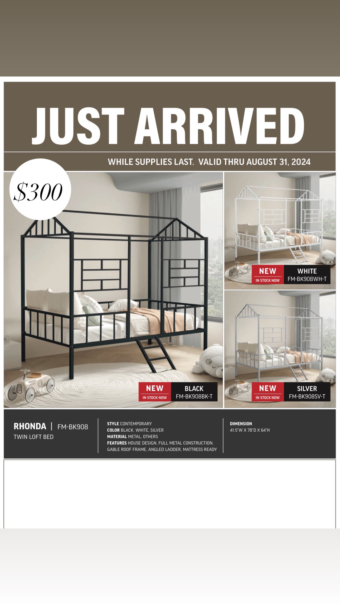 TWIN BED FRAME