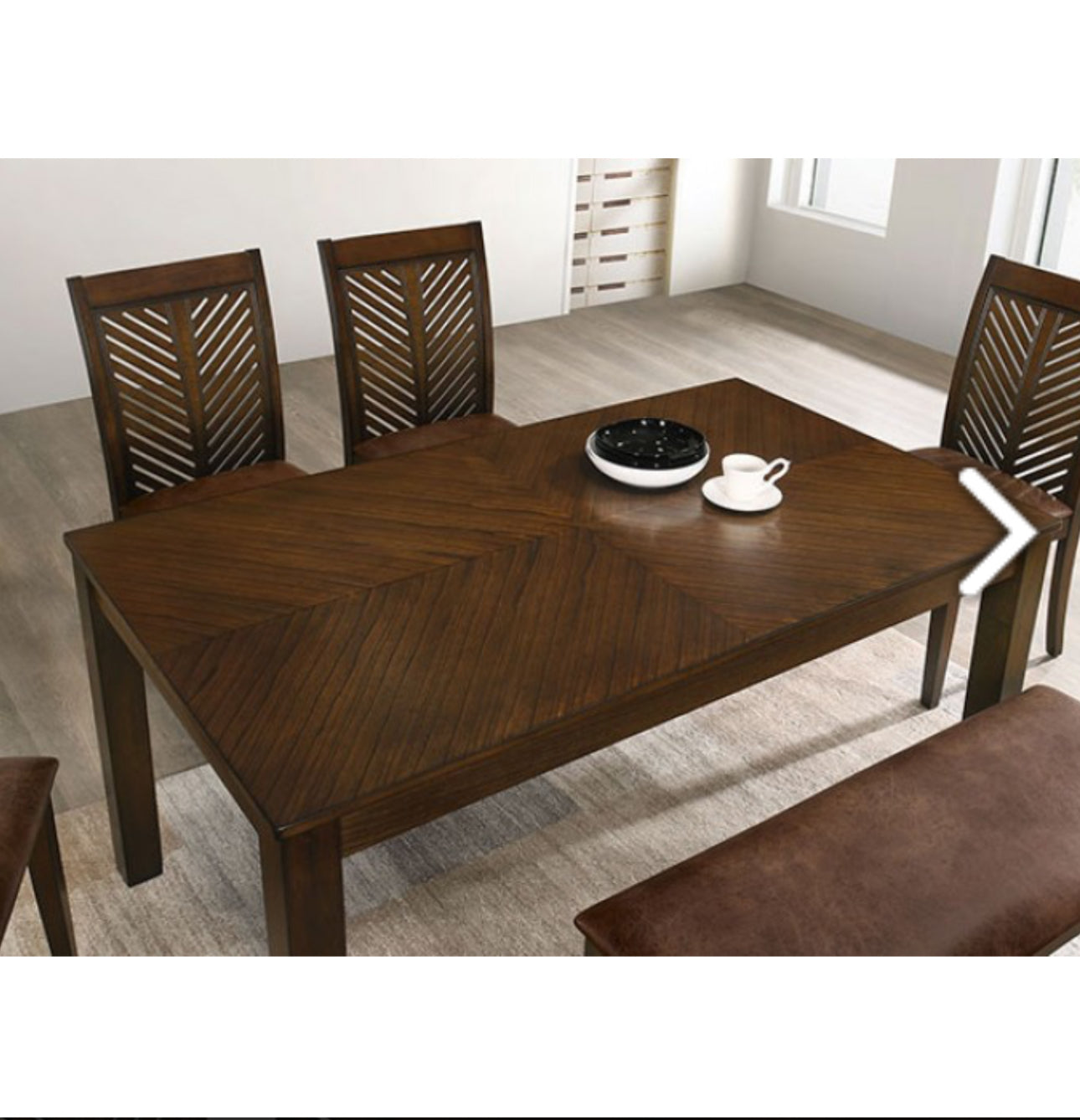 DINING SET WITH BENCH