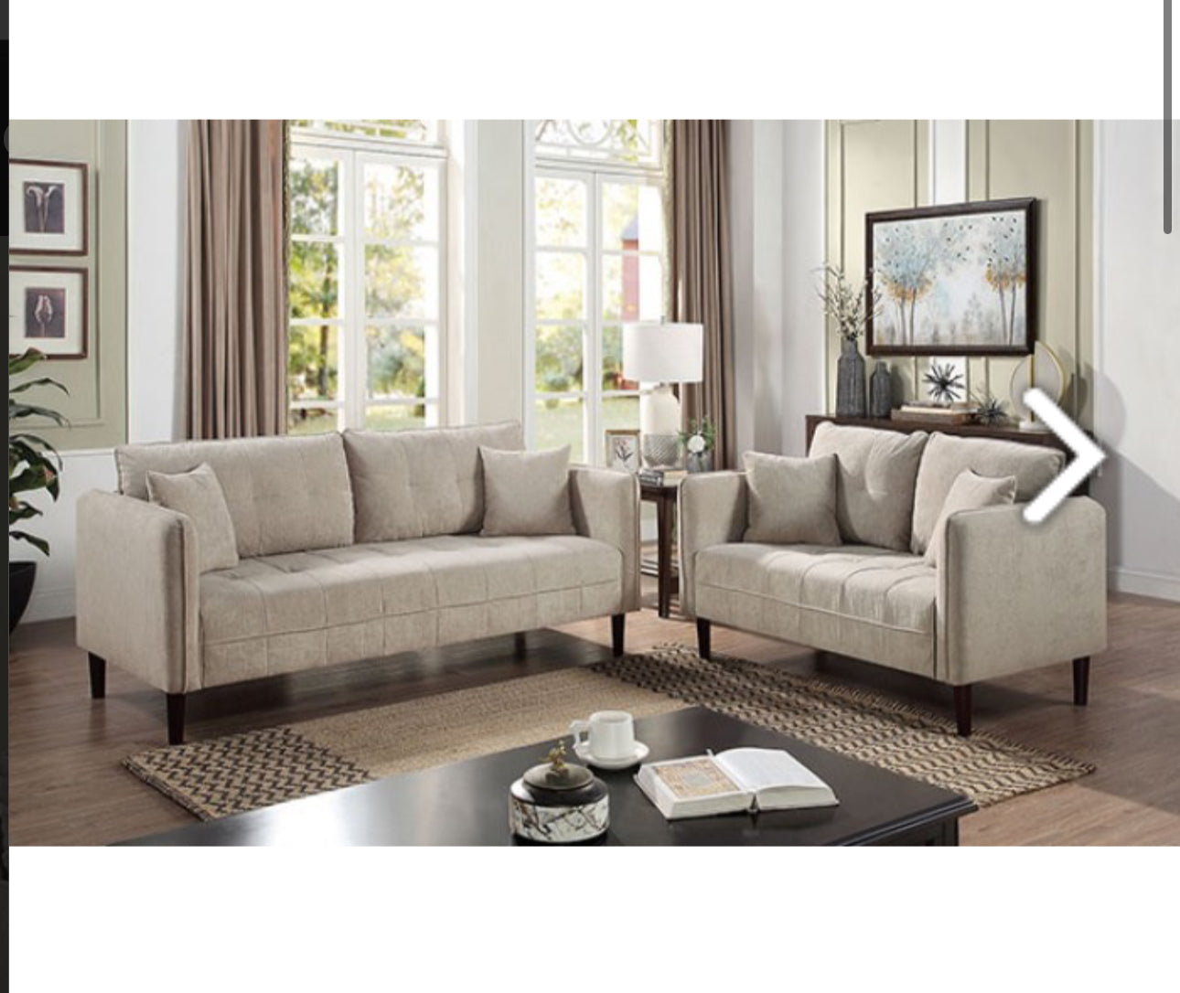 SOFA AND LOVESEAT