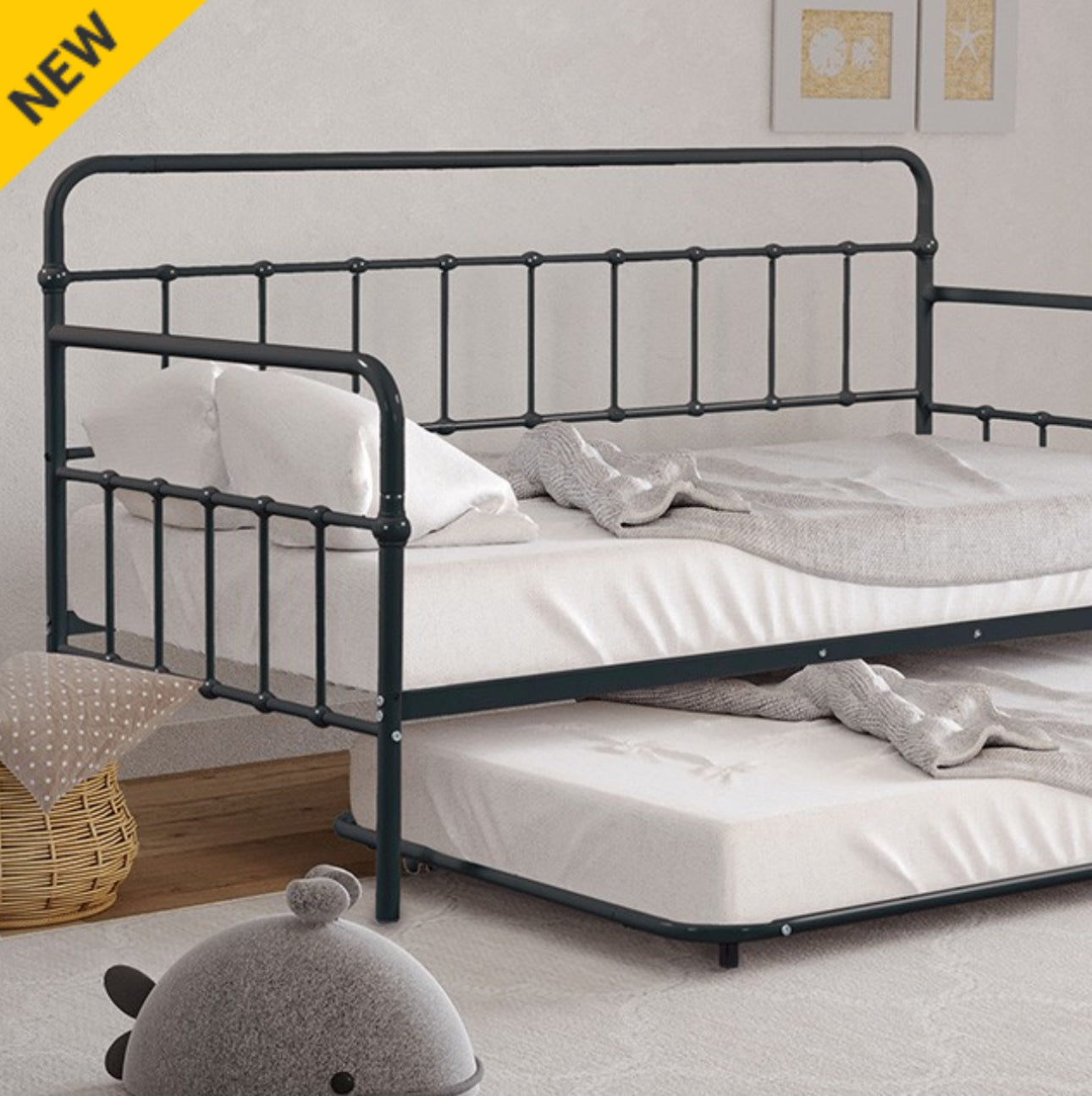 TWIN DAYBED WITH TRUNDLE