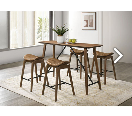 KLAMATH 5 PC COUNTER HT TABLE SET