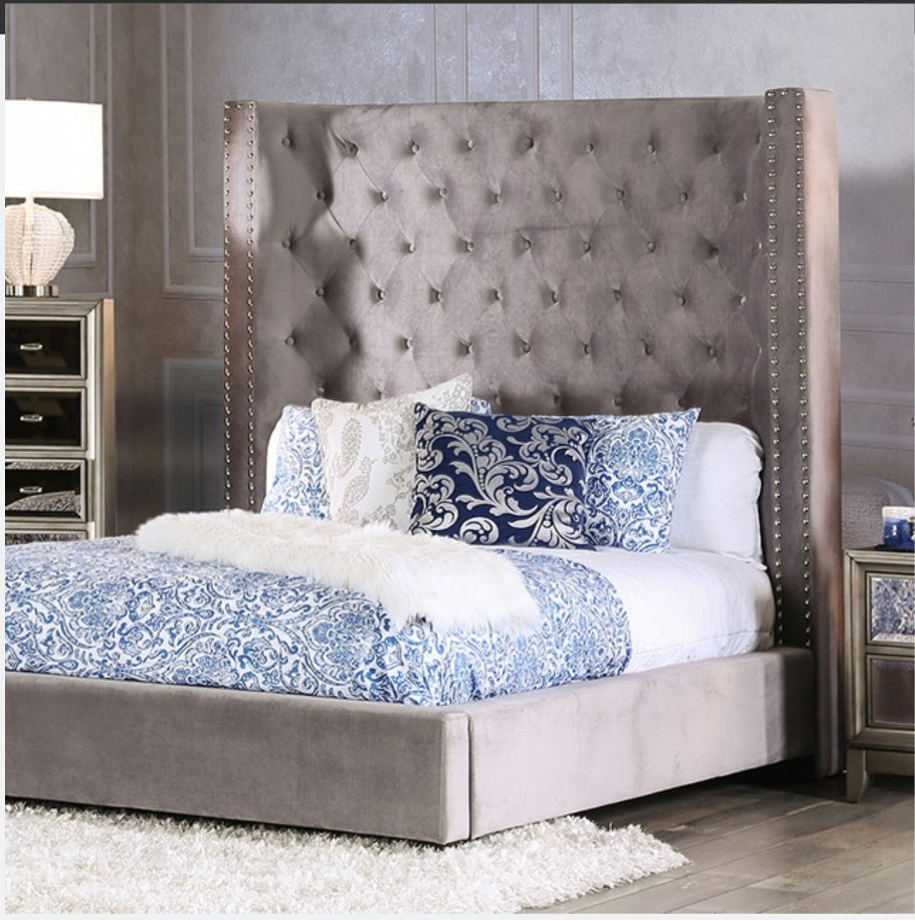 KING CAL KING OR QUEEN BED FRAME