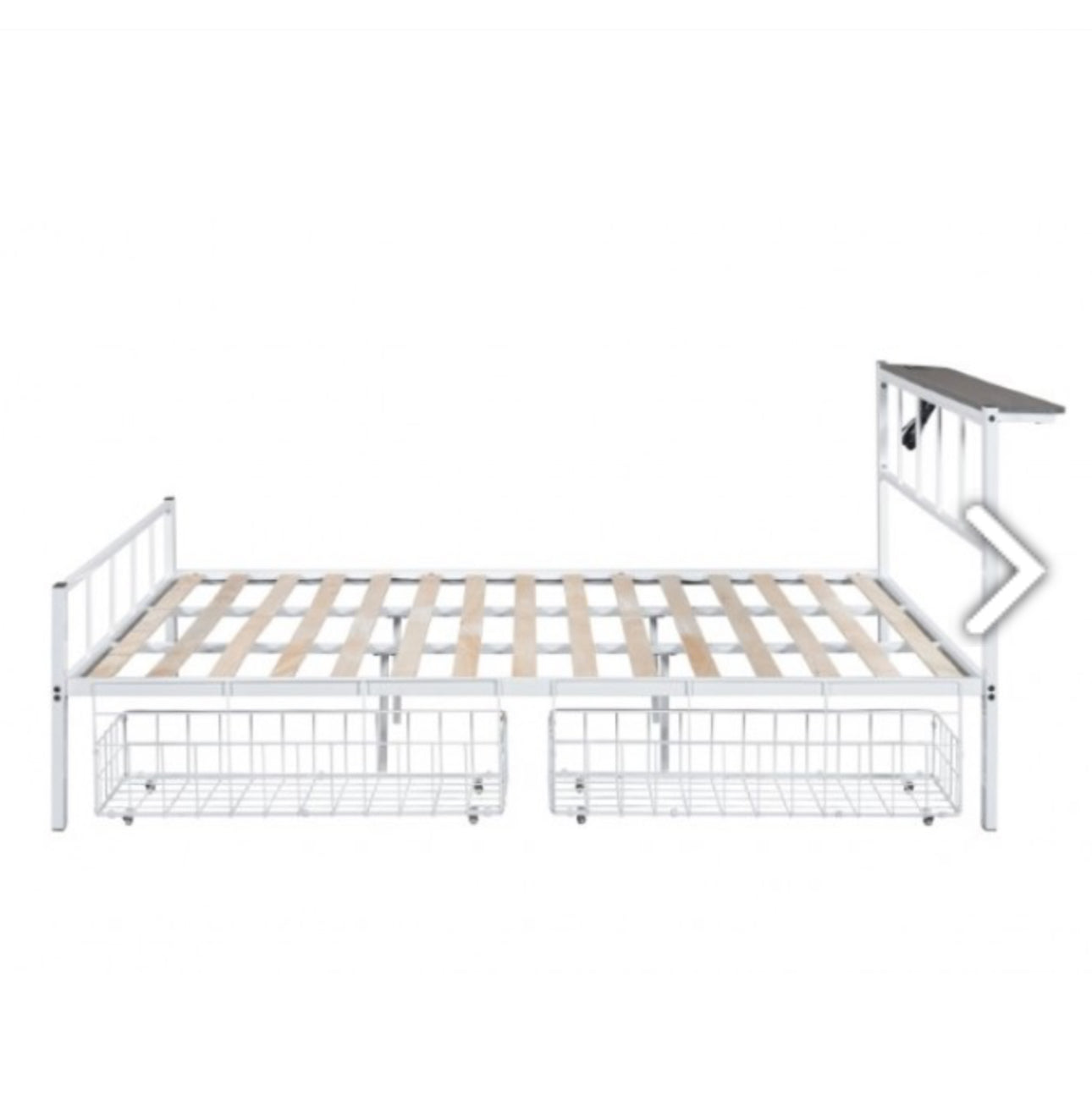 NICOLI QUEEN METAL BED