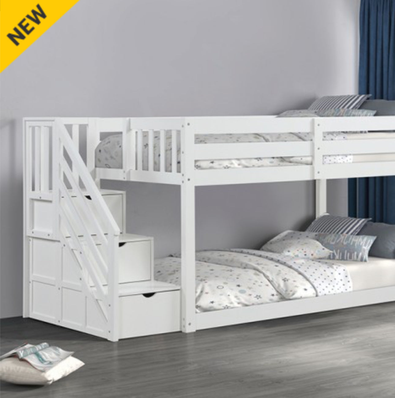 JOJO BUNKBEDS TWIN OVER TWIN